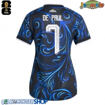 Maglie da calcio Argentina Rodrigo De Paul #7 Seconda Maglia Femminile Mondiali 2026  Manica Corta